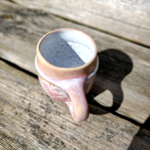 Kubek ceramiczny obręcz róż