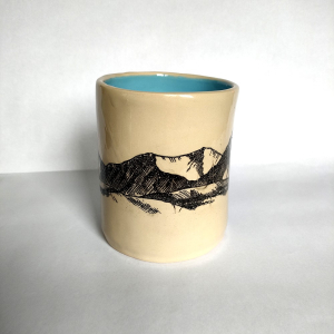 Wielki kubek ceramiczny GÓRY