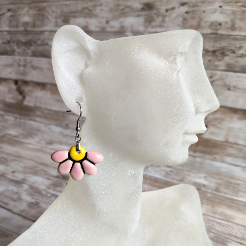 Kolczyki KWIATY wiszące