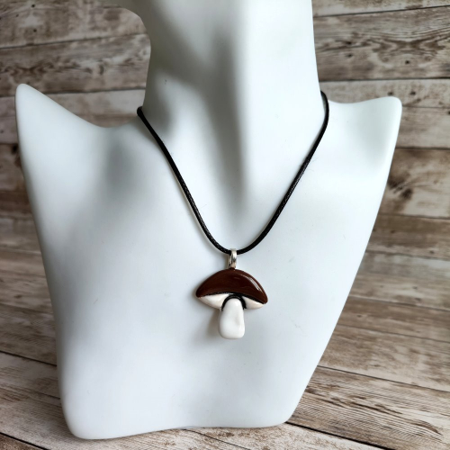 Wisiorek ceramiczny GRZYB