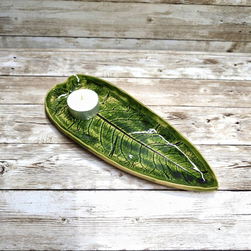 Liść ceramiczny
