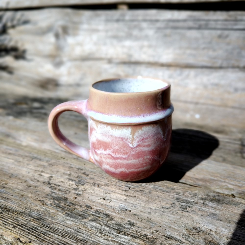 Kubek ceramiczny obręcz róż