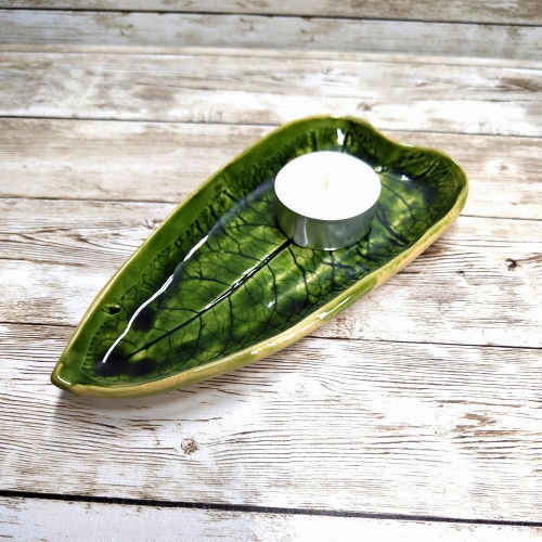 Liść ceramiczny