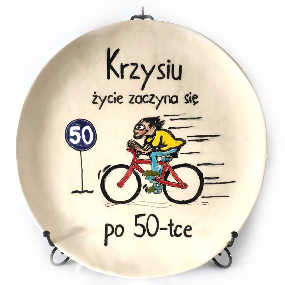 Talerz urodzinowy