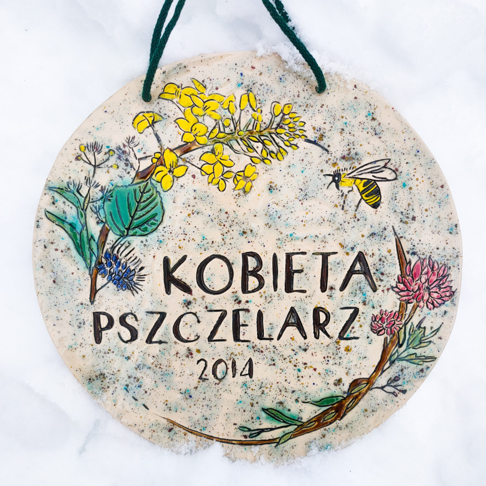 Logo Kobieta Pszczelarz